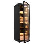 Humidor Supreme 9000 Series Electronic Humidor Black Cabinet for Cigars
