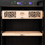 Humidor Supreme 9000 Series Electronic Humidor Black Cabinet for Cigars
