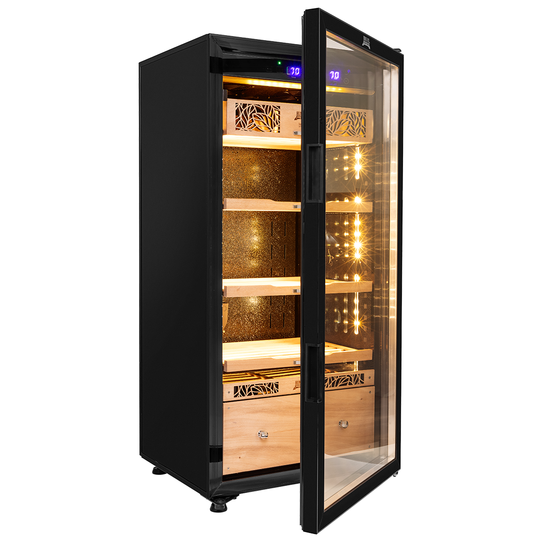 Humidor Supreme Electronic Humidor HS-9100 Black 1,000–1,500 Cigars