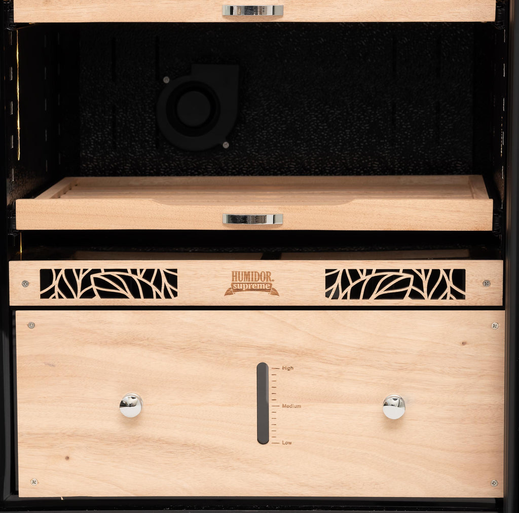 Humidor Supreme Electronic Humidor HS-9100 Black 1,000–1,500 Cigars