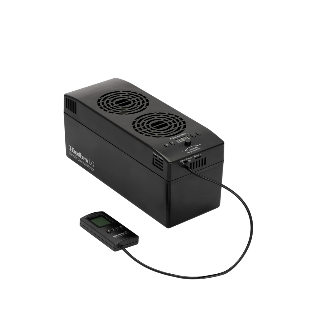 Humidor Supreme Hydra Large Black Electronic Cigar Humidifier Unit