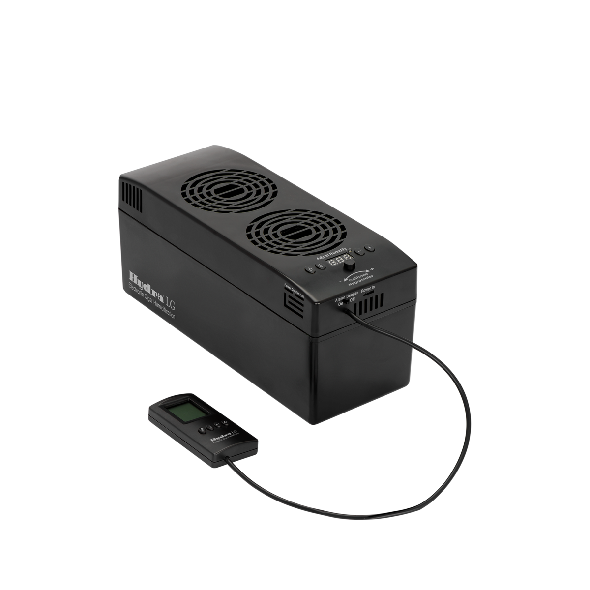 Humidor Supreme Hydra Large Black Electronic Cigar Humidifier Unit