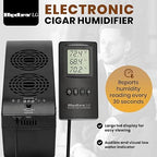 Humidor Supreme Hydra Large Black Electronic Cigar Humidifier Unit