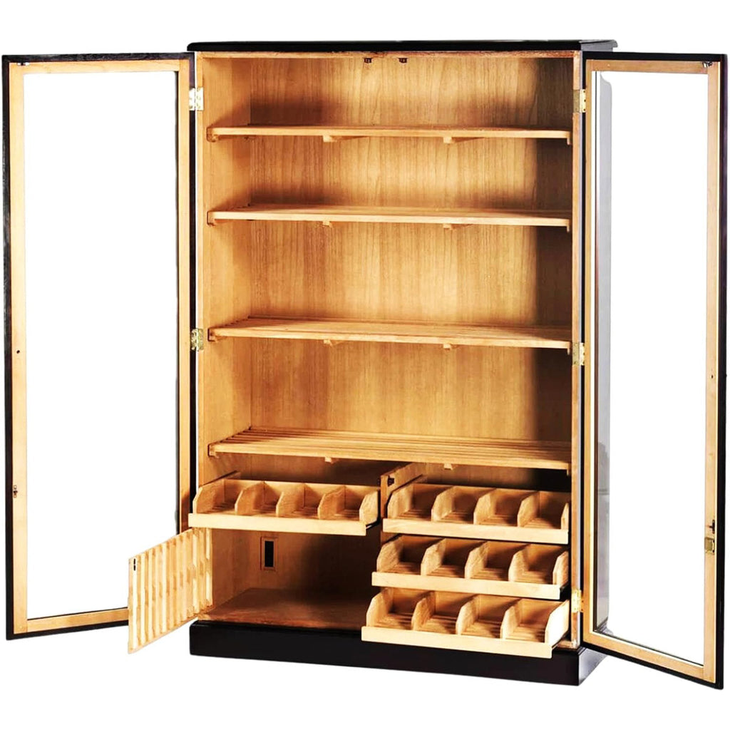 Humidor Supreme Mahogany Commercial Humidor Cabinet 4,000 Cigar Capacity