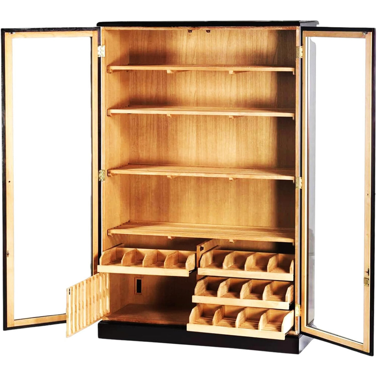 Humidor Supreme Mahogany Commercial Humidor Cabinet 4,000 Cigar Capacity