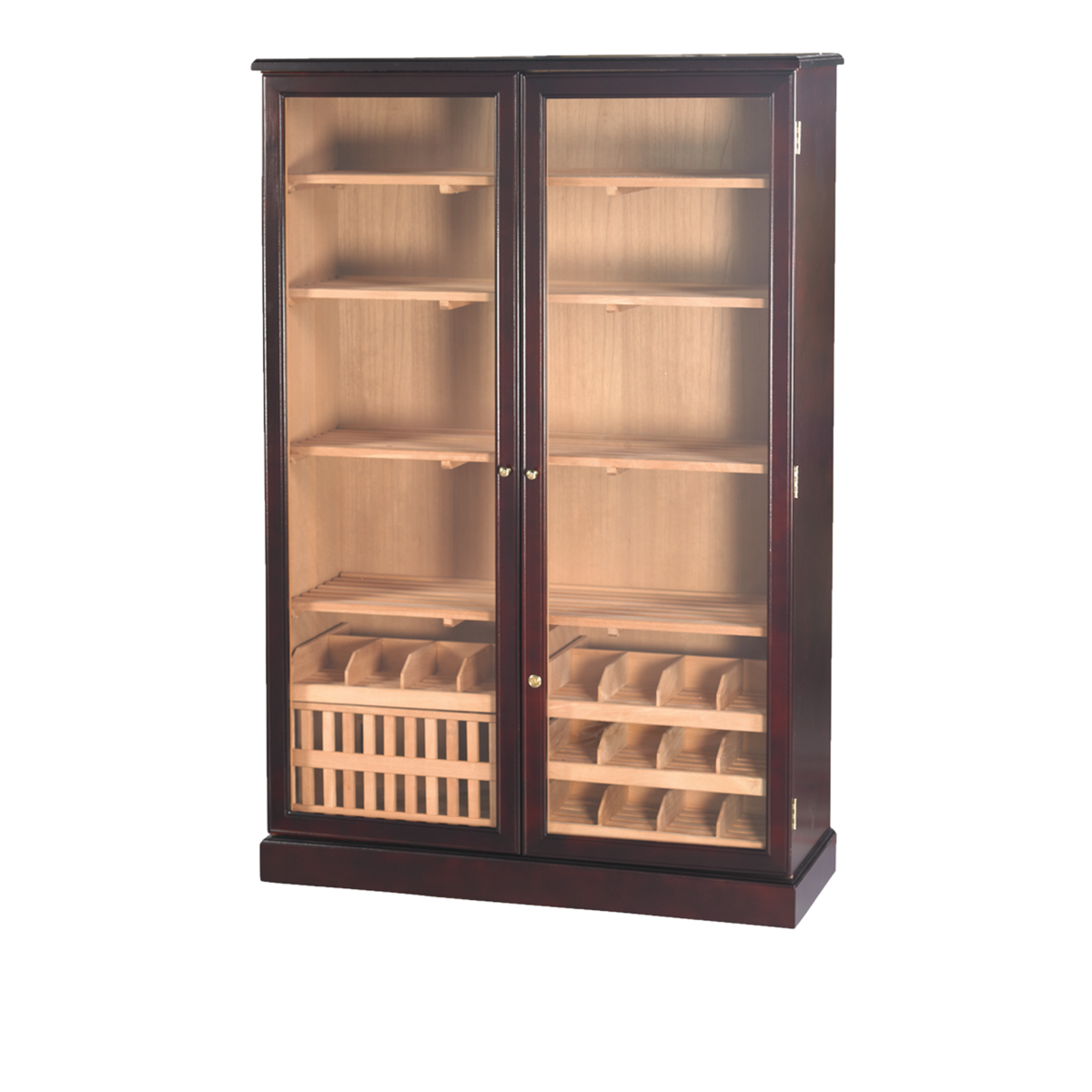 Humidor Supreme Mahogany Commercial Humidor Cabinet 4,000 Cigar Capacity