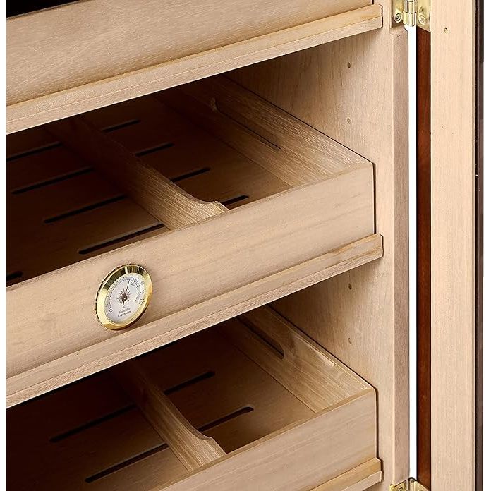 Humidor Supreme Mahogany 1000-Cigar Cabinet with Spanish Cedar Lining