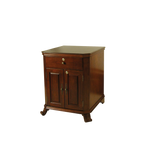 Humidor Supreme Montegue Cabinet Humidor Walnut 1,500-Cigar Capacity Cedar-Lined