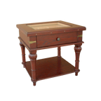 Humidor Supreme Scottsdale End Table Humidor 300-Cigar Capacity Oak