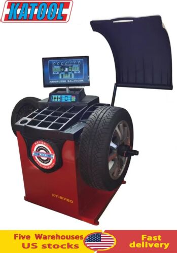 KT-B750 Katool Wheel Balancer with Auto Measurement 180rpm 110V