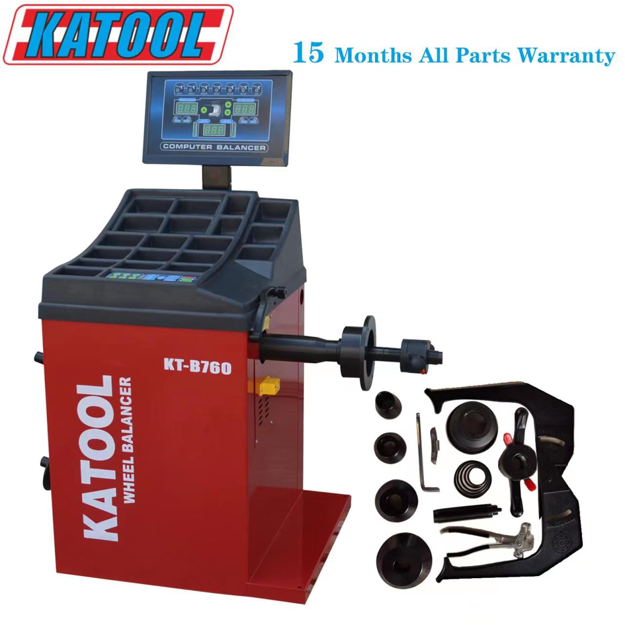KT-B760 Automatic Wheel Balancer with 36mm Shaft and 110V Power