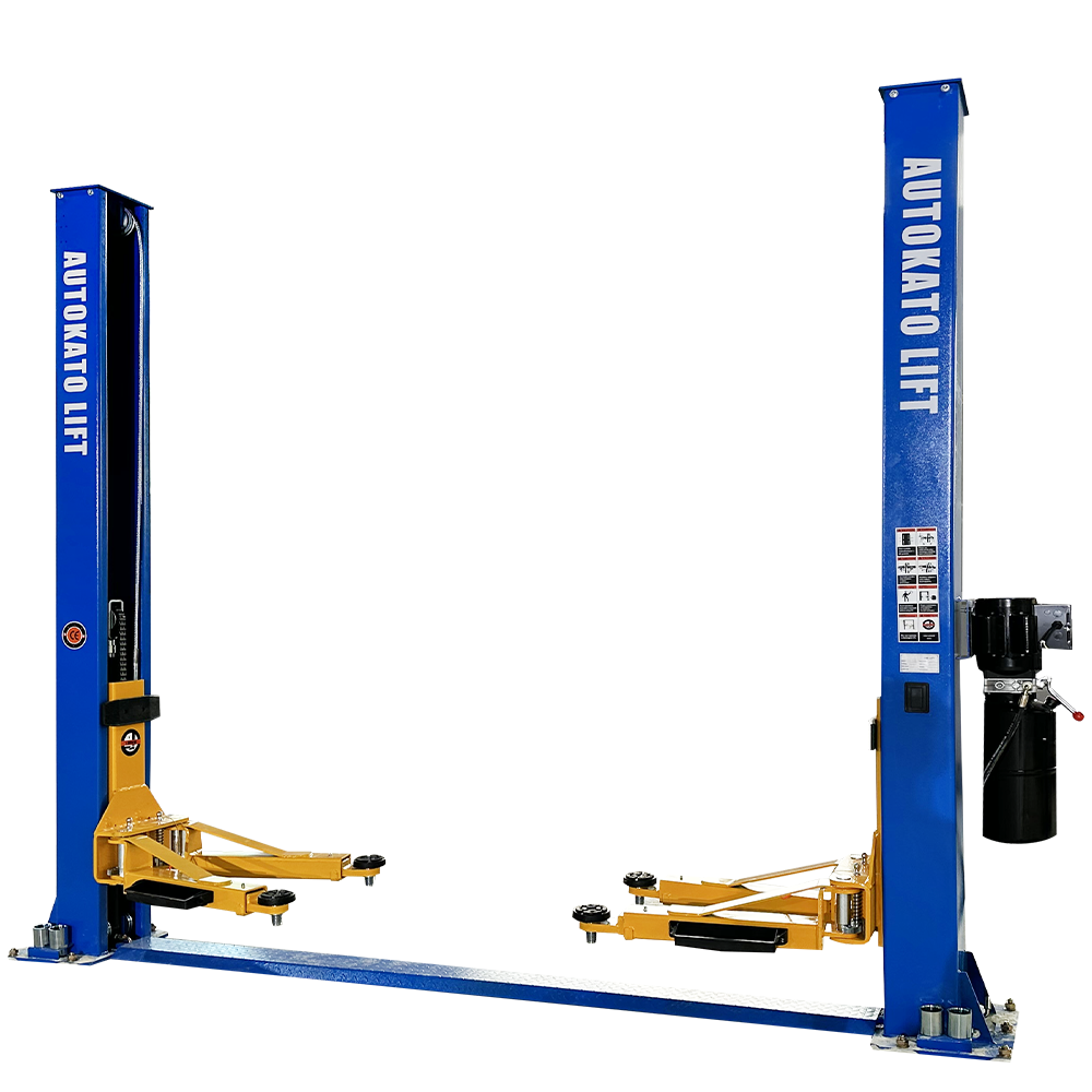 KT-H105 Two-Post Automotive Lift 10,000 lb Capacity Hydraulic