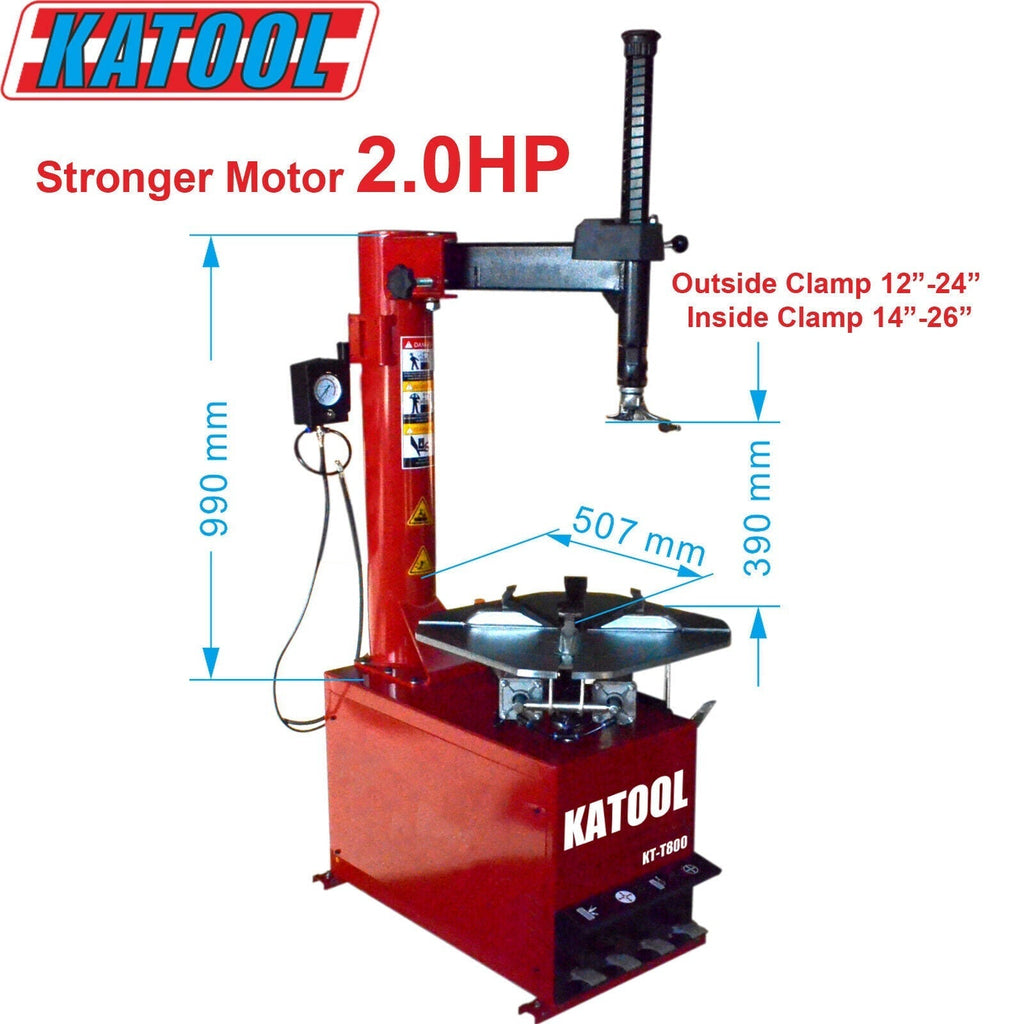 KATOOL KT-T800 Tire Changer & KT-B700 Wheel Balancer Combo
