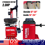 KATOOL KT-T800 Tire Changer & KT-B700 Wheel Balancer Combo