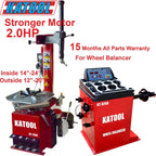 KATOOL KT-T800 Tire Changer & KT-B700 Wheel Balancer Combo