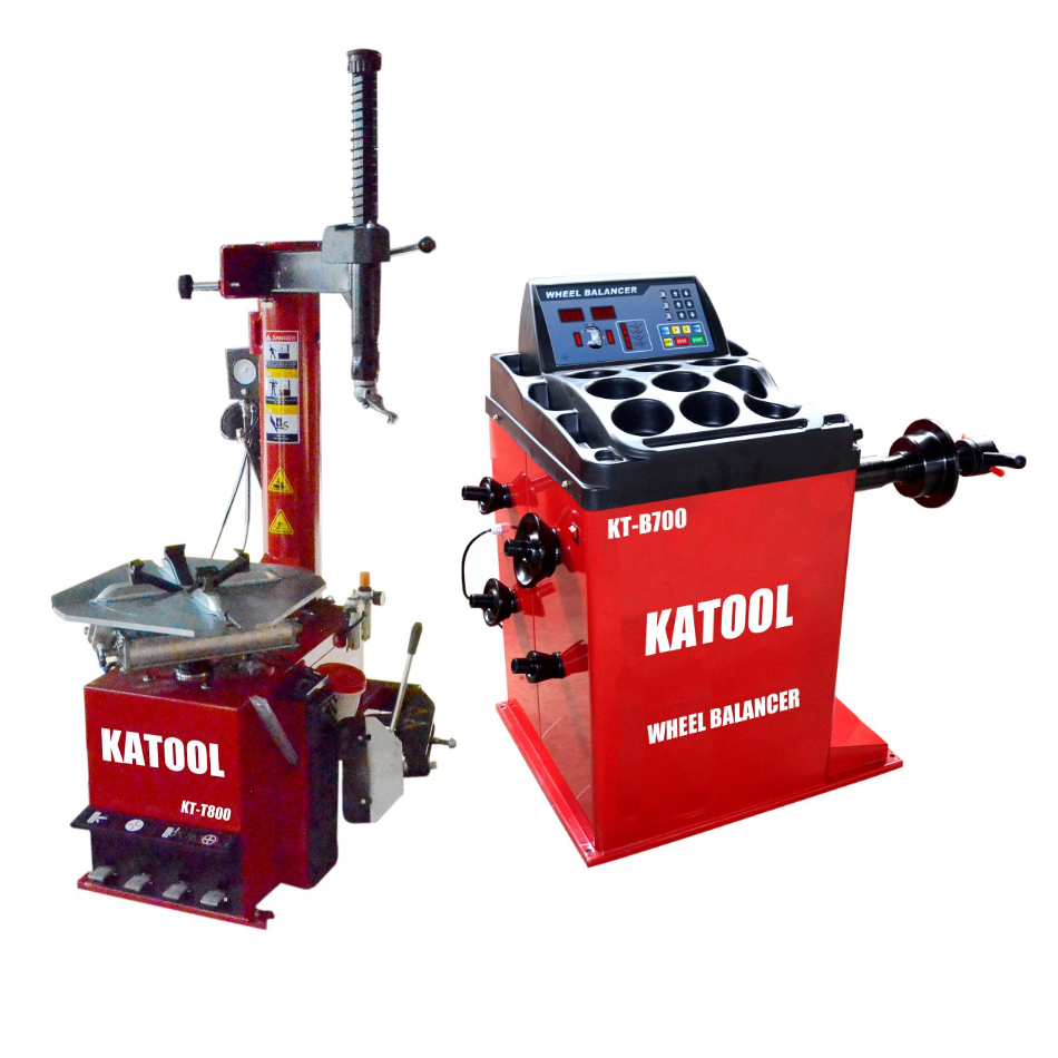 KATOOL KT-T800 Tire Changer & KT-B700 Wheel Balancer Combo