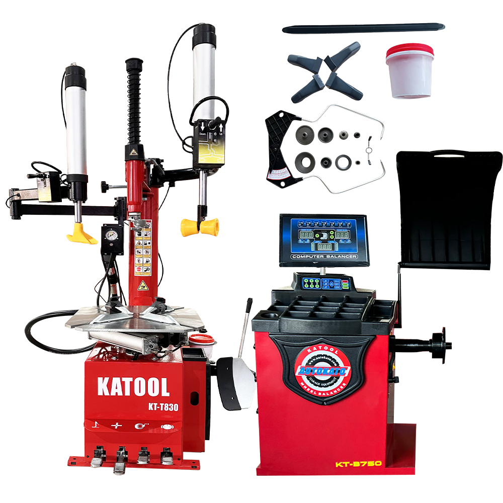 KT-T830 Tire Changer and KT-B750 Wheel Balancer Combo Kit