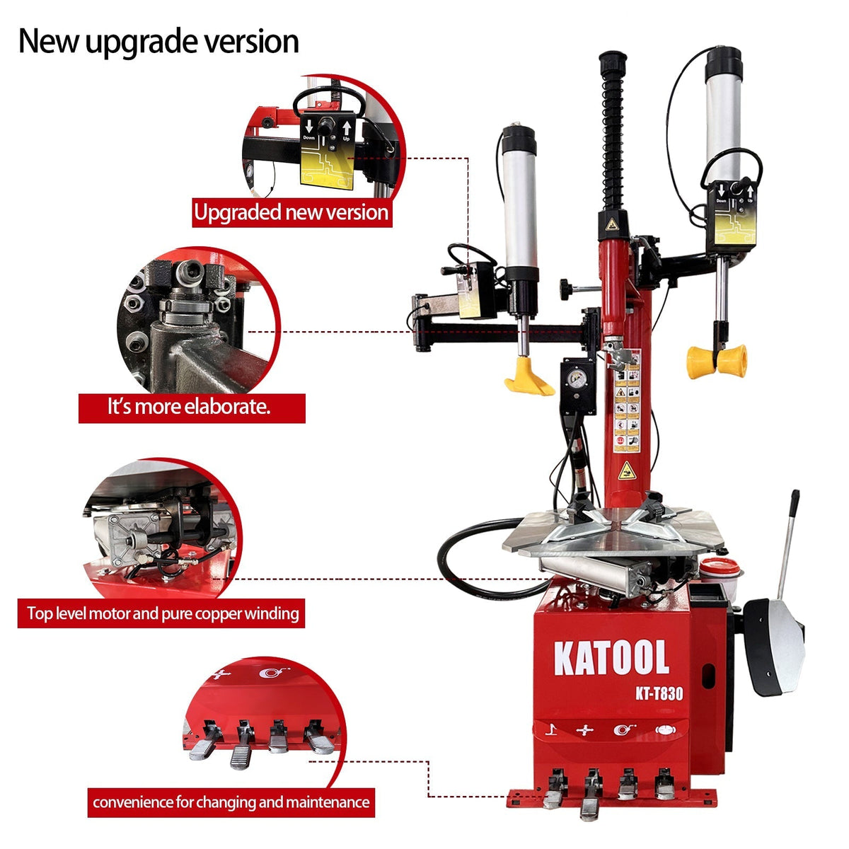 KT-T830 Tire Changer and KT-B750 Wheel Balancer Combo Kit