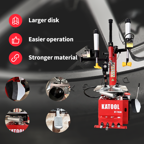 KATOOL KT-T830 Wheel Clamp Tire Changer Machine 41in Capacity