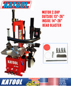 KATOOL KT-T835 2.0HP Tire Changer Machine with Wheel Clamp Assist