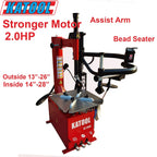 KATOOL KT-T835 2.0HP Tire Changer Machine with Wheel Clamp Assist