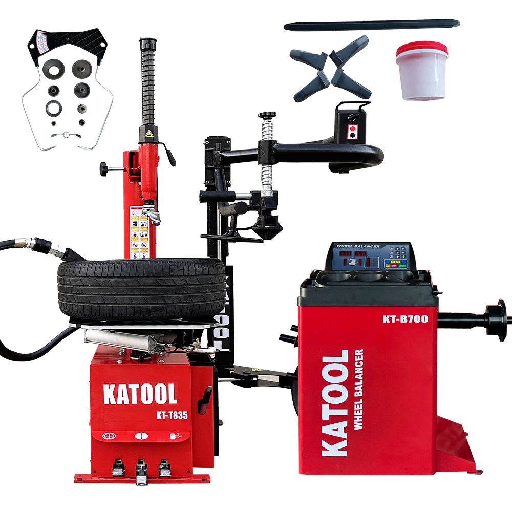 KT-T835 Tire Changer and KT-B700 Wheel Balancer Combo 41in Capacity
