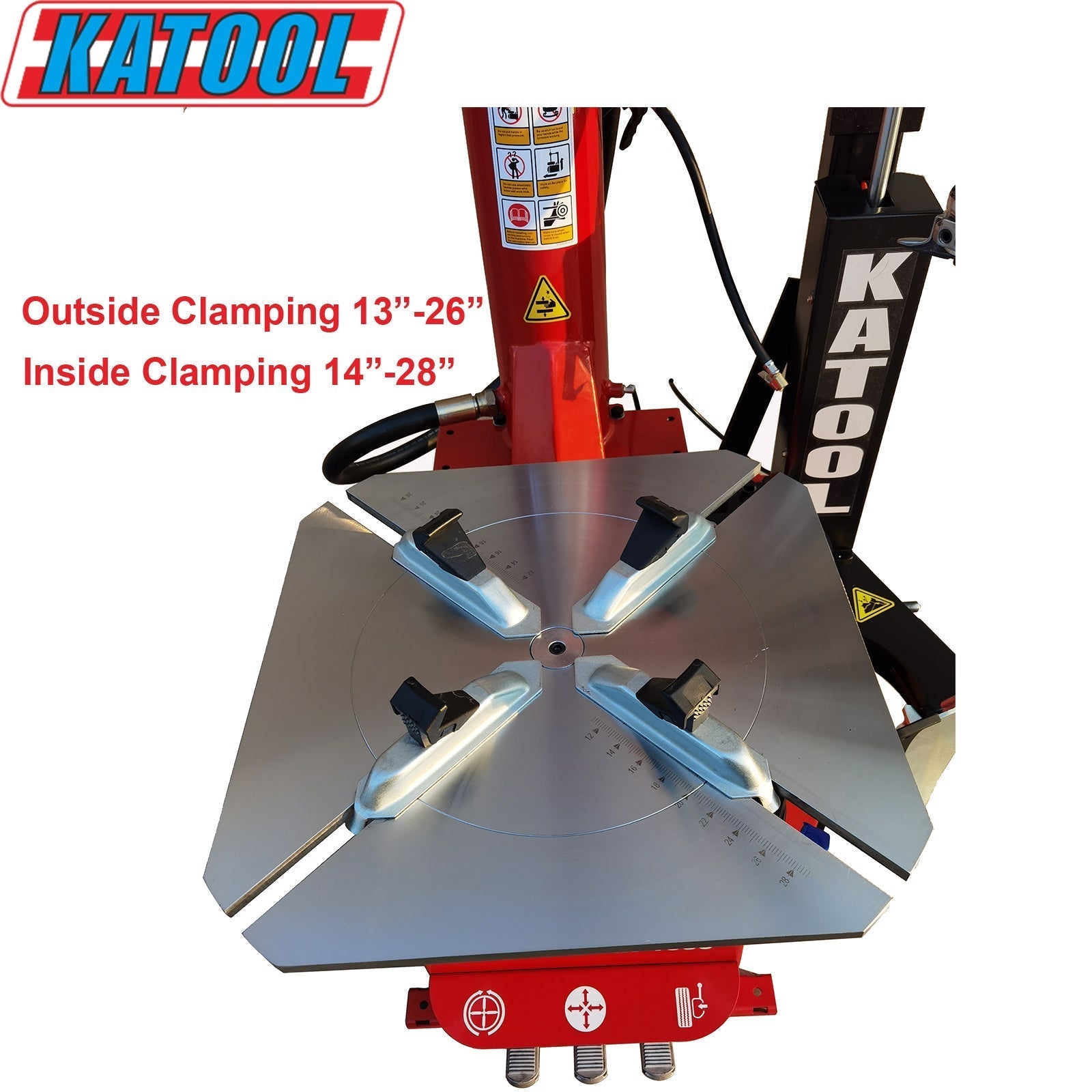 KATOOL Tire Changer and Wheel Balancer Combo KT-T835 KT-B760