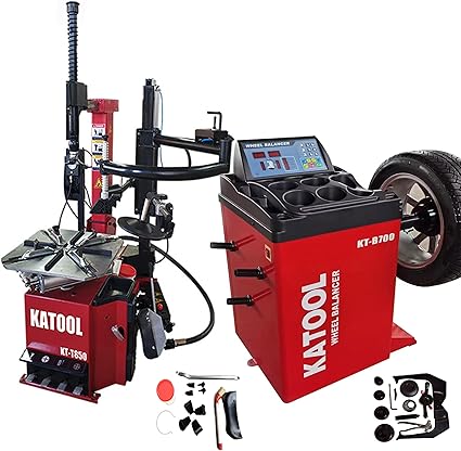 KT-T850 Tire Changer and KT-B700 Wheel Balancer Combo 110V