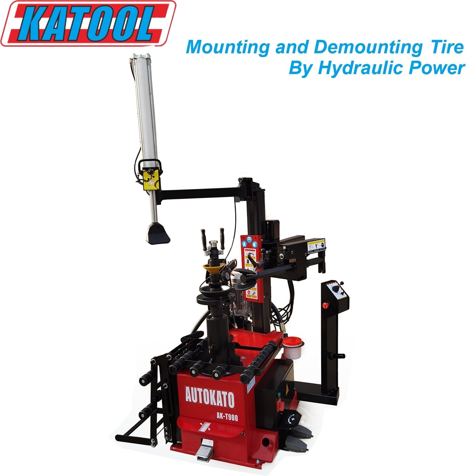 KT-T900 2.0HP Hydraulic Center-Post Tire Changer with Wheel Lift