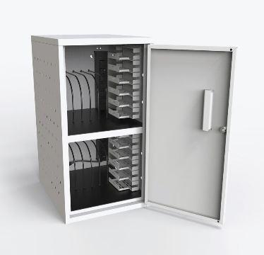Luxor 12 Tablets/Chromebooks Vertical Wall/Desk Charging Box