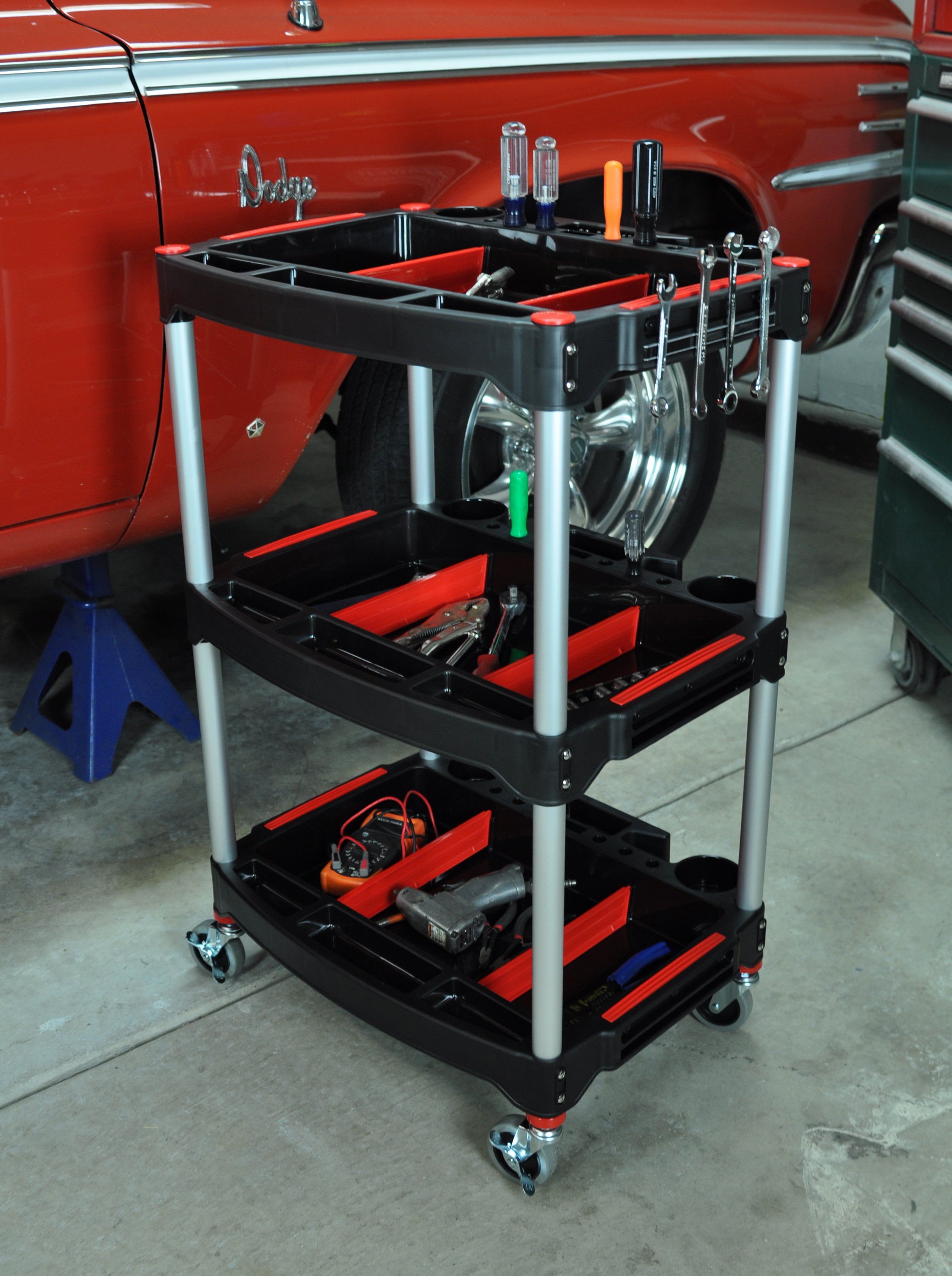 Luxor 3 Shelf tool cart