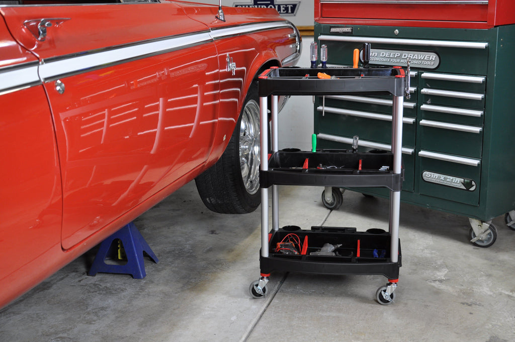 Luxor 3 Shelf tool cart