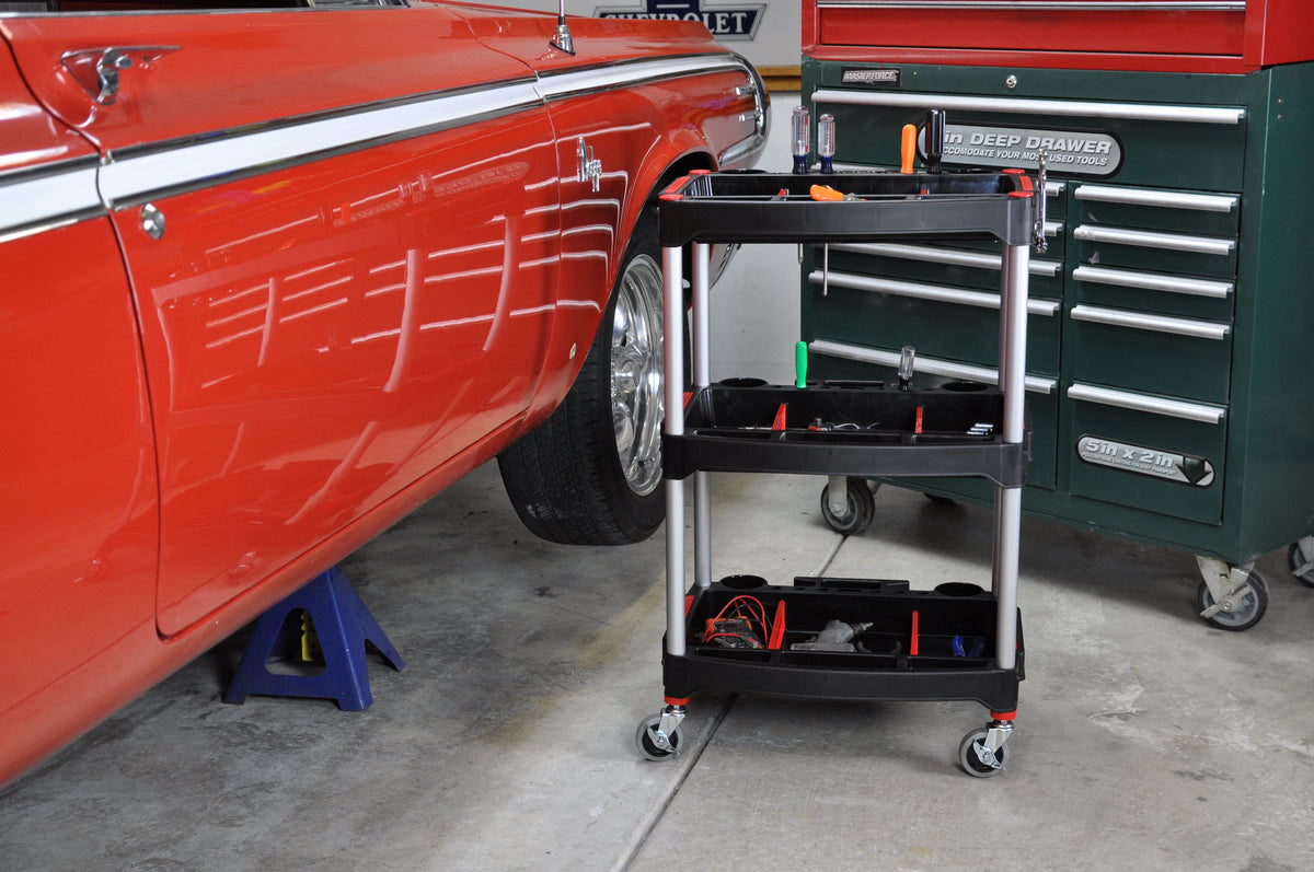 Luxor 3 Shelf tool cart