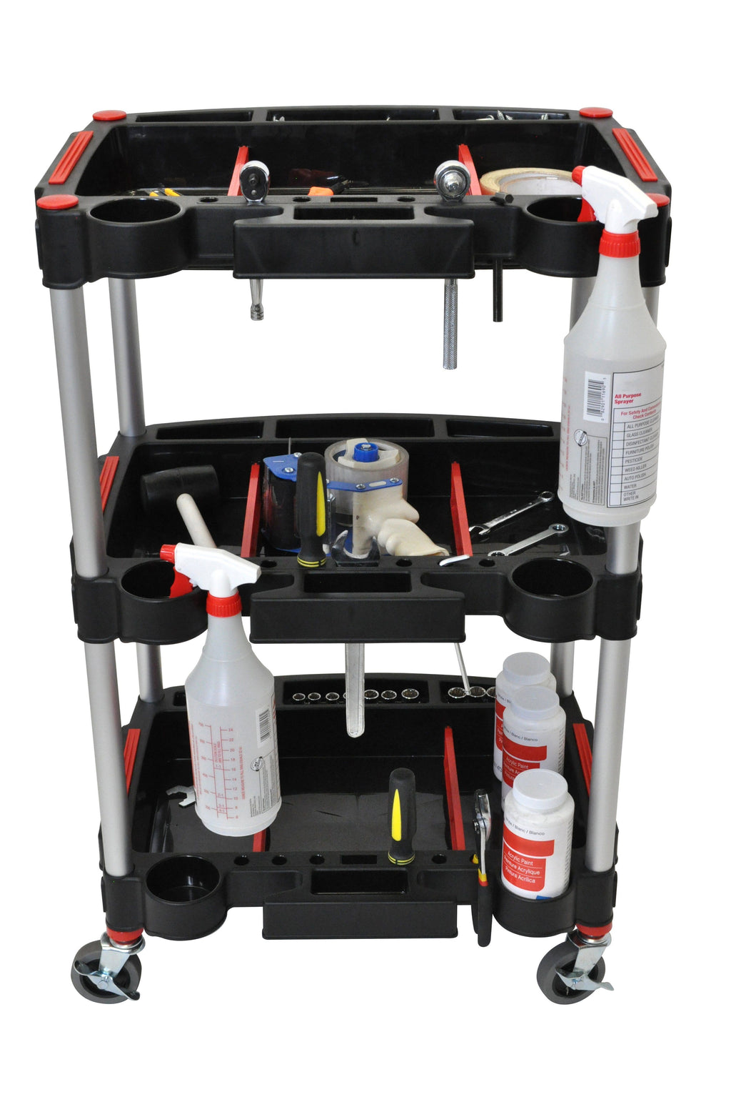 Luxor 3 Shelf tool cart
