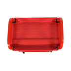 Luxor 3 Shelf Utility Cart Red
