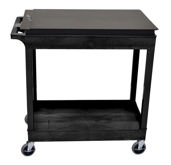 Luxor 32x18 Tub Cart-Two Shelves with Toolbox