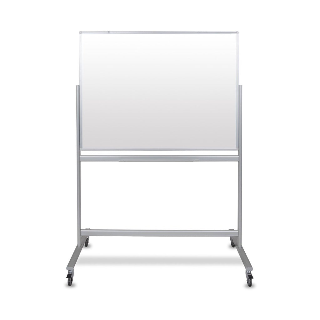 Luxor 48’’W x 36’’H Double-Sided Mobile Magnetic Glass