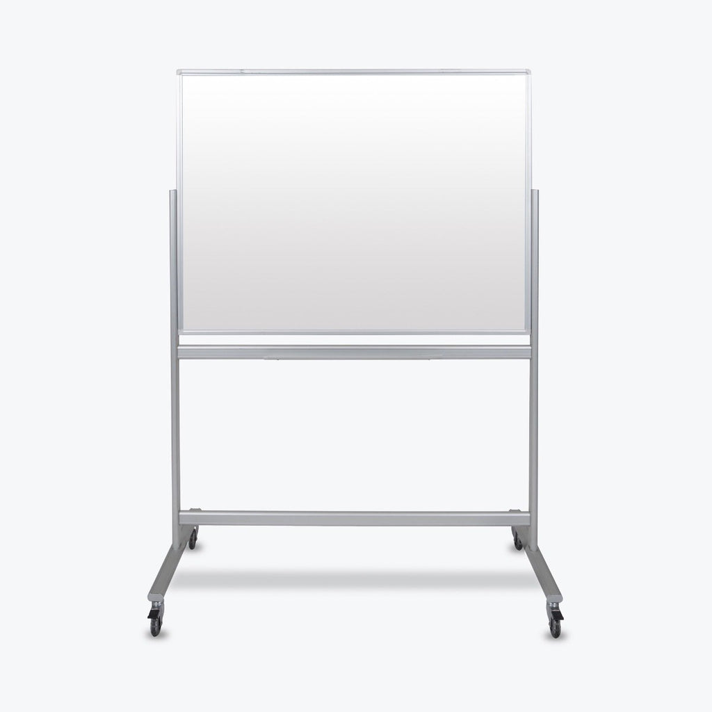 Luxor 48’’W x 36’’H Double-Sided Mobile Magnetic Glass