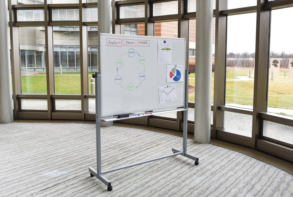 Luxor 48x36 Reversible Magnetic Whiteboard/ Whiteboard