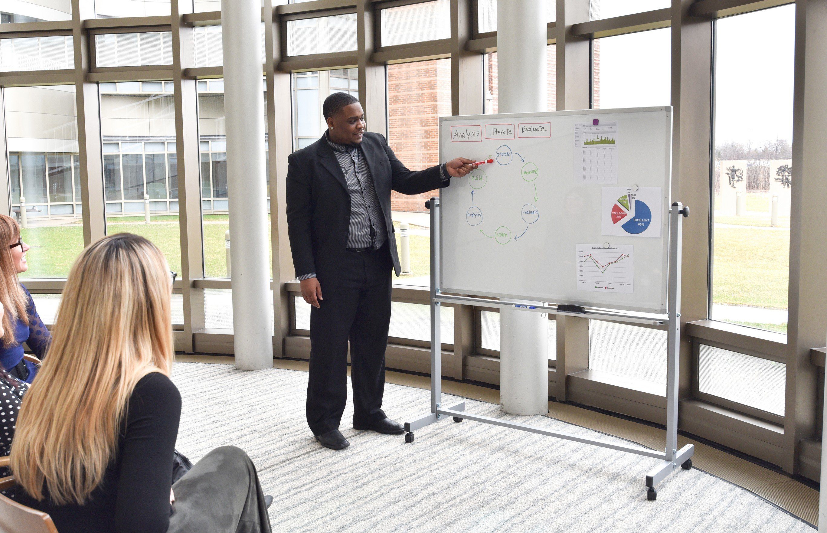 Luxor 48x36 Reversible Magnetic Whiteboard/ Whiteboard