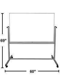 Luxor 60’’ x 40’’ Mobile Whiteboard
