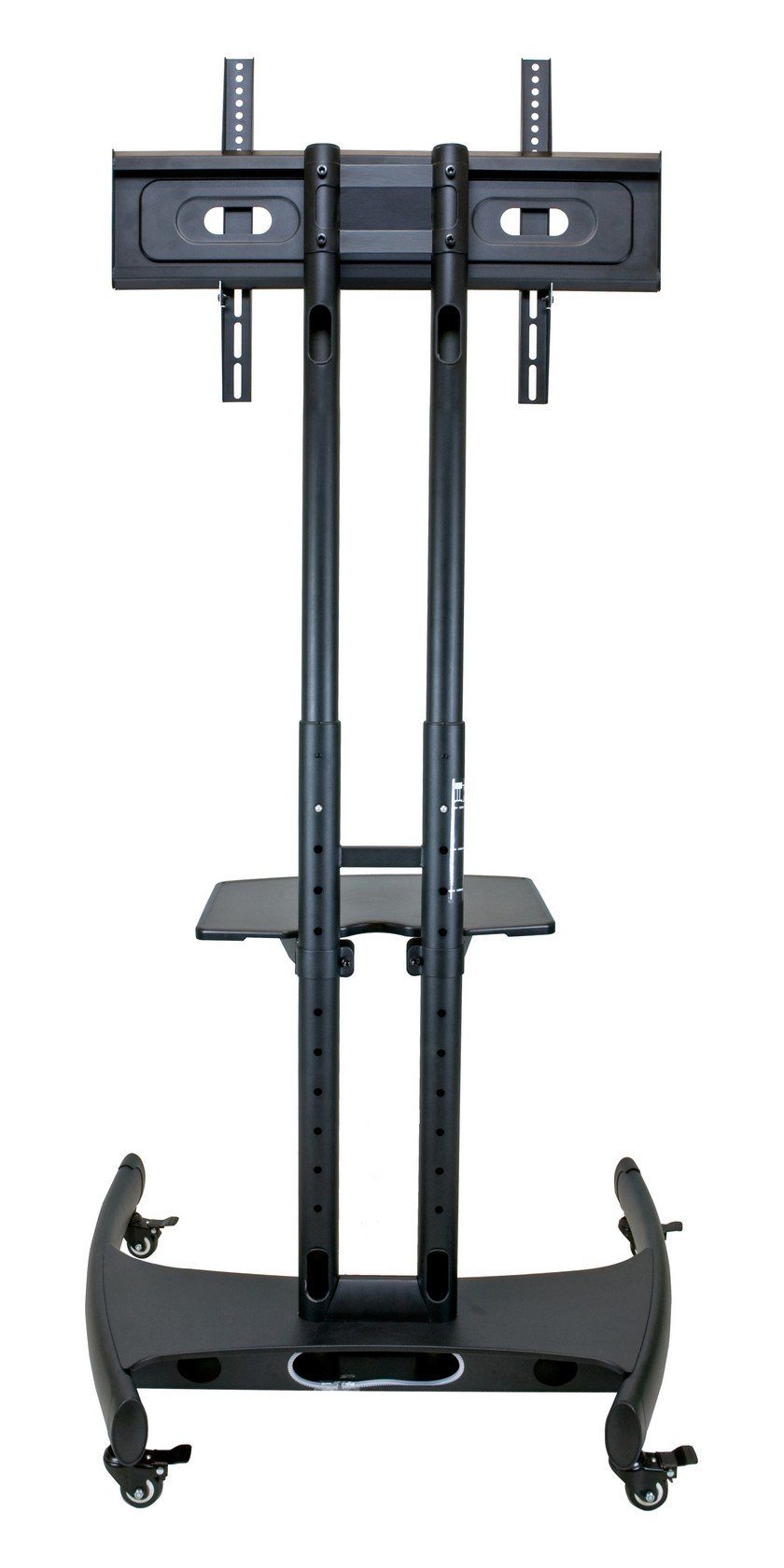 Luxor Adjustable Height Rolling Flat Panel Cart W/