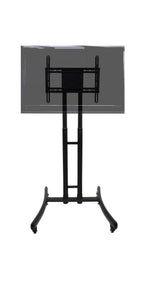 Luxor Adjustable Height Rolling TV Stand