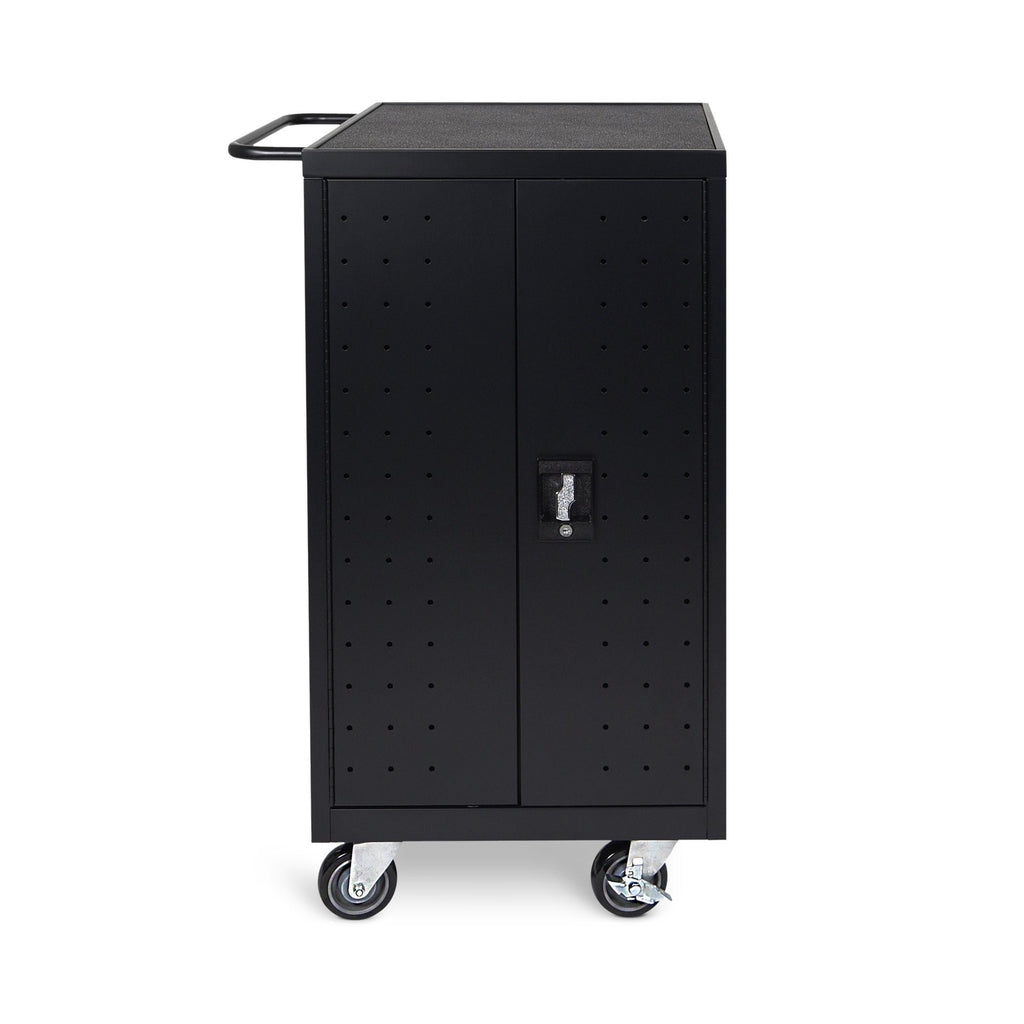 Luxor Black 18 Laptop Computer Charging Cart