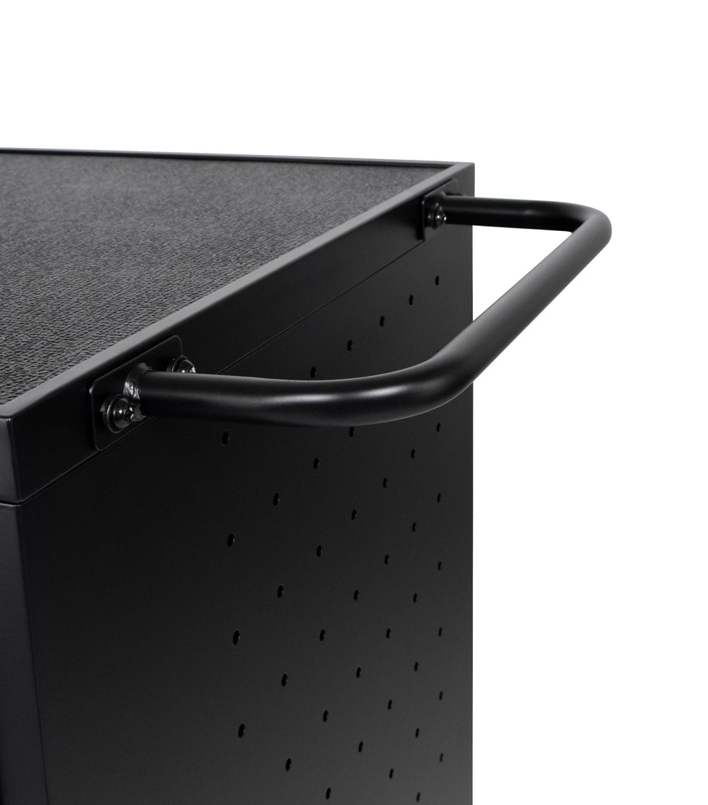 Luxor Black 18 Laptop Computer Charging Cart