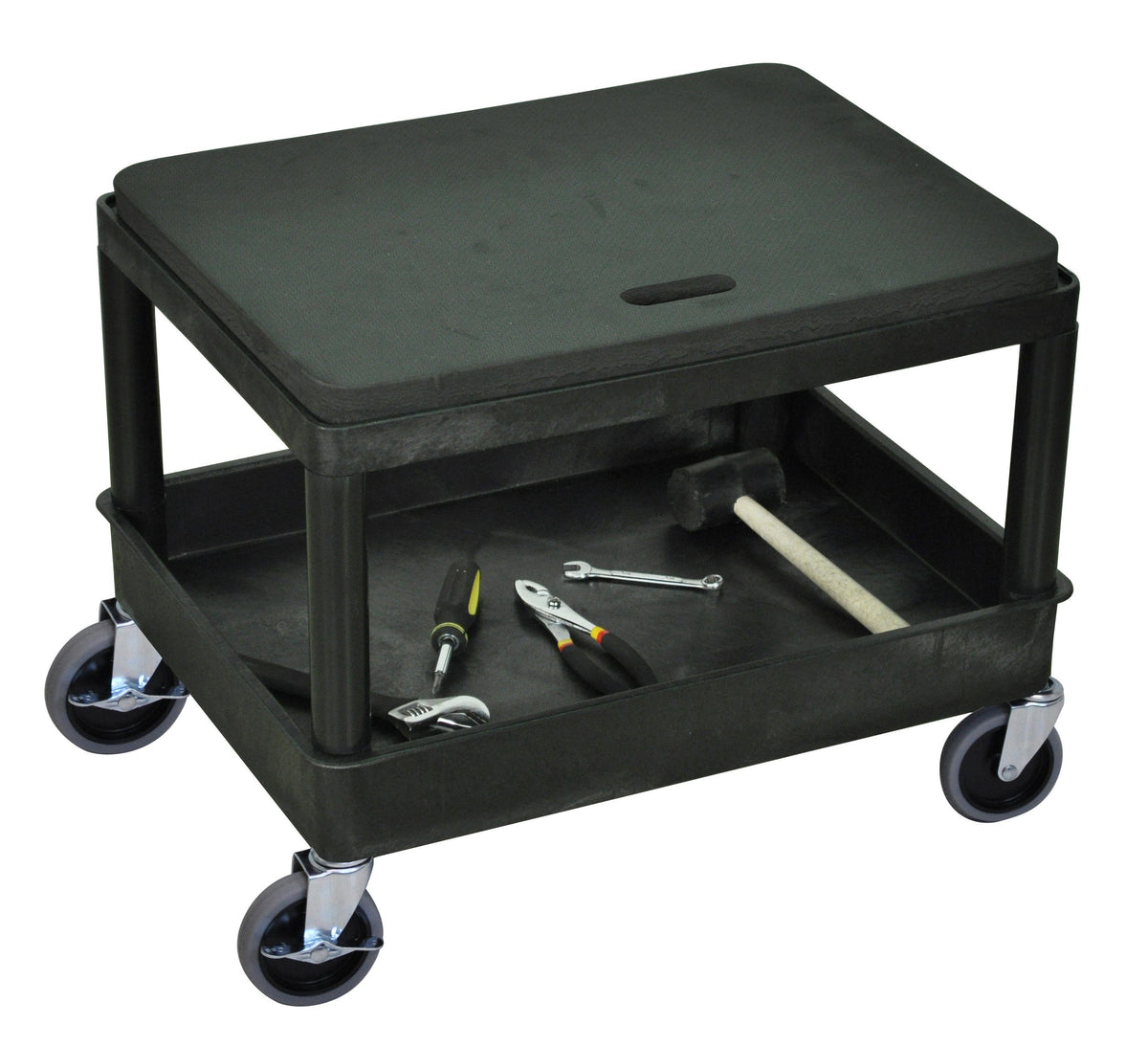 Luxor Black Mobile Mechanics Seat
