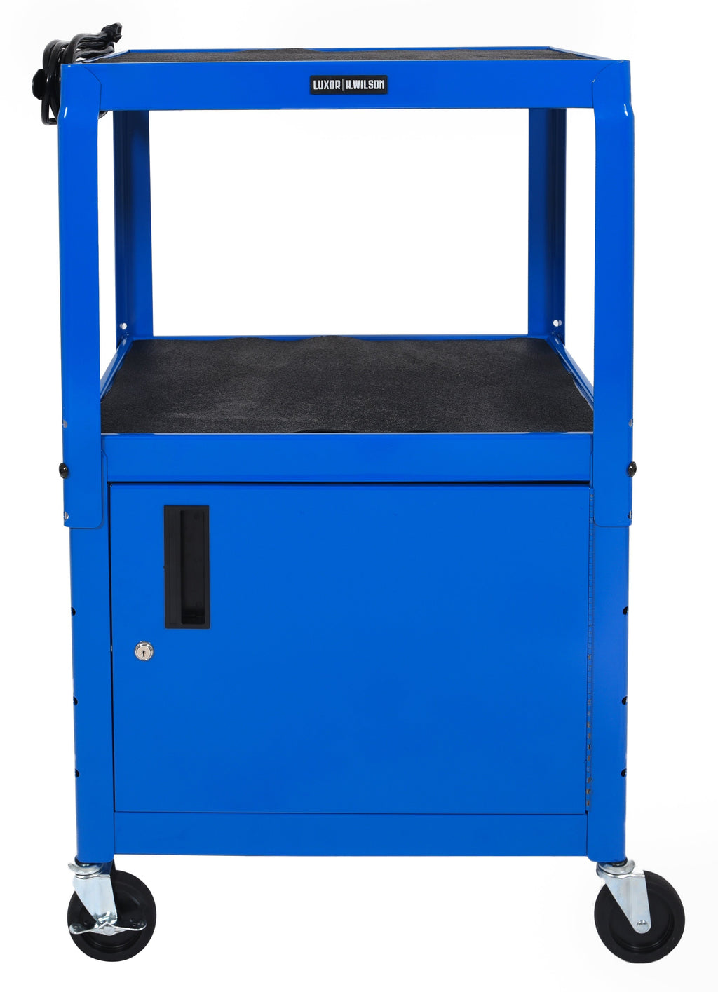 Luxor Blue 42’’ Adj Height Cart w/ Cabinet