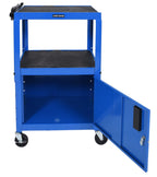 Luxor Blue 42’’ Adj Height Cart w/ Cabinet