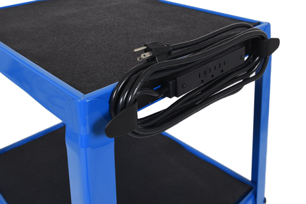 Luxor Blue 42’’ Adj Height Cart w/ Cabinet