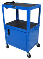 Luxor Blue 42’’ Adj Height Cart w/ Cabinet